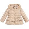 Padded Coat, Beige - Jackets - 1 - thumbnail