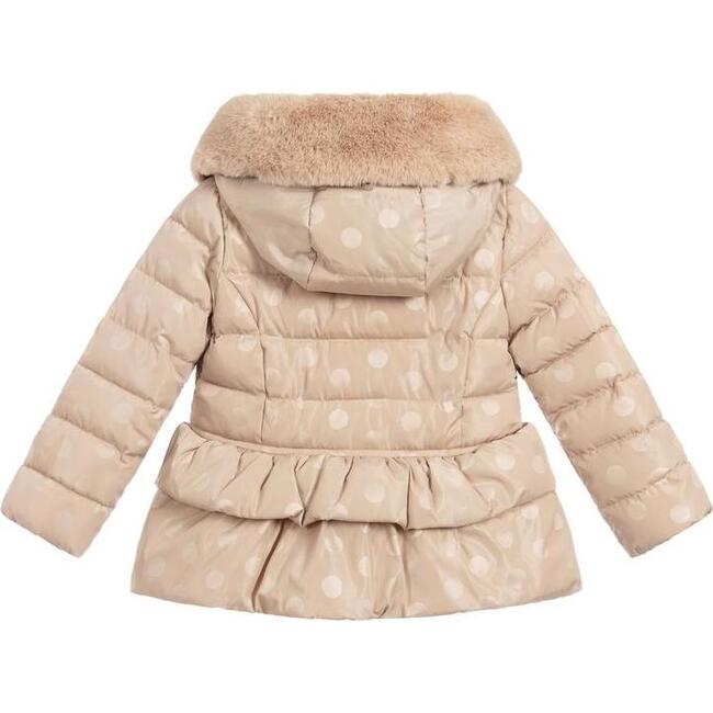Padded Coat, Beige - Jackets - 2