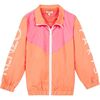 Nylon Logo Jacket, Orange - Jackets - 1 - thumbnail
