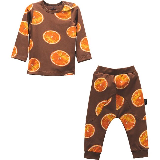Tangerine Outfit Set, Brown - Mixed Apparel Set - 1