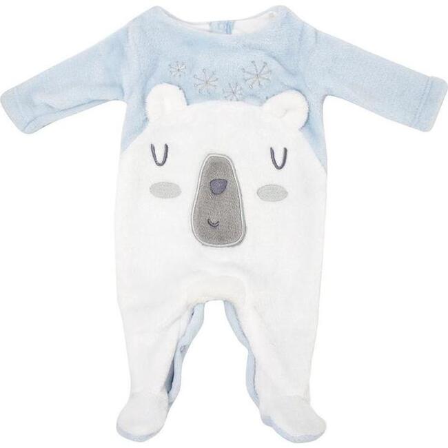 Polar Bear Bodysuit, Pale Blue - Onesies - 1
