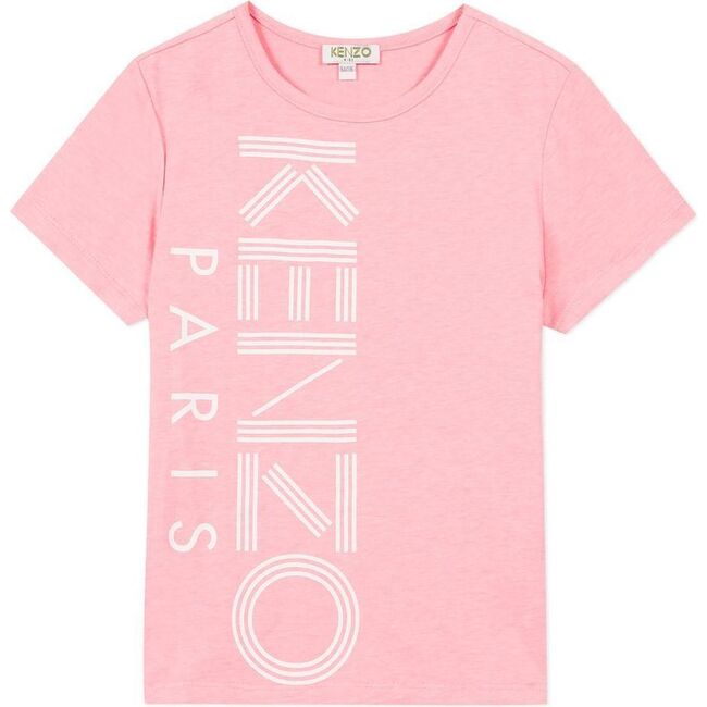 Logo T-shirt, Pink - Tees - 1