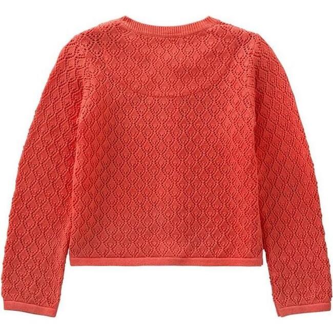 Kama Knitted Cardigan, Red - Cardigans - 2