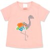Knit Flamenco T-Shirt, Pink - Tees - 1 - thumbnail