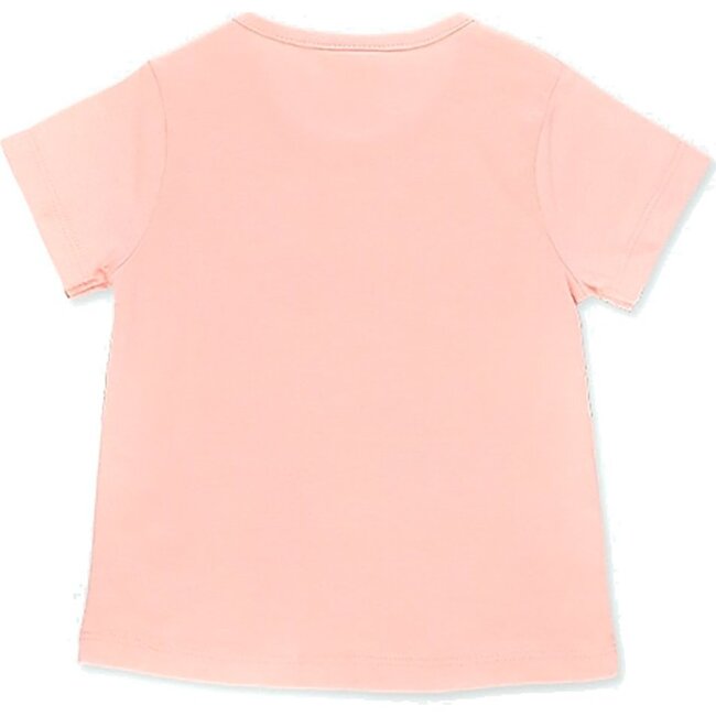 Knit Flamenco T-Shirt, Pink - Tees - 2