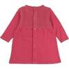 Fancy Knitted Dress, Fuchsia - Dresses - 2