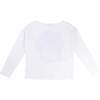 Lion Long Sleeve T-Shirt, White - Tees - 2 - thumbnail