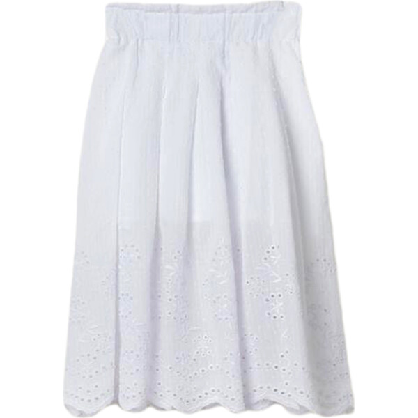 Skirt, White - Pinolini Skirts | Maisonette