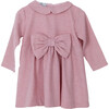 Bow Dress, Pink - Dresses - 1 - thumbnail