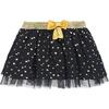 Gold Heart Tulle Skirt, Navy - Skirts - 1 - thumbnail