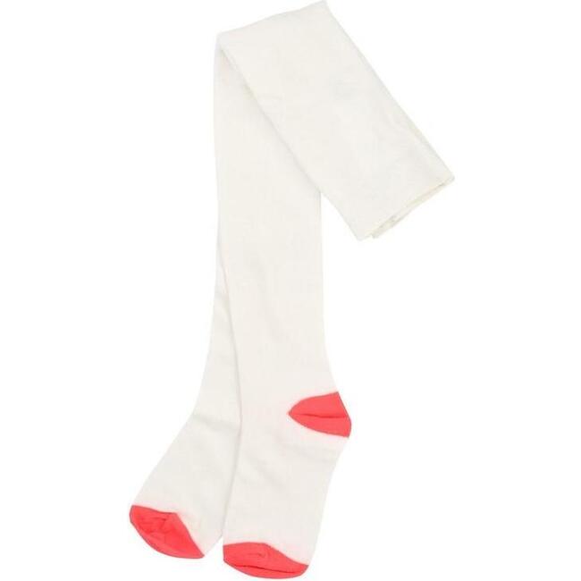 Girl's Tights, White - Tights - 1