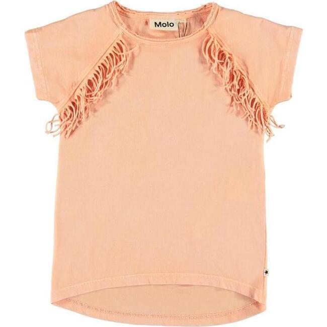 Fringe T-Shirt, Coral