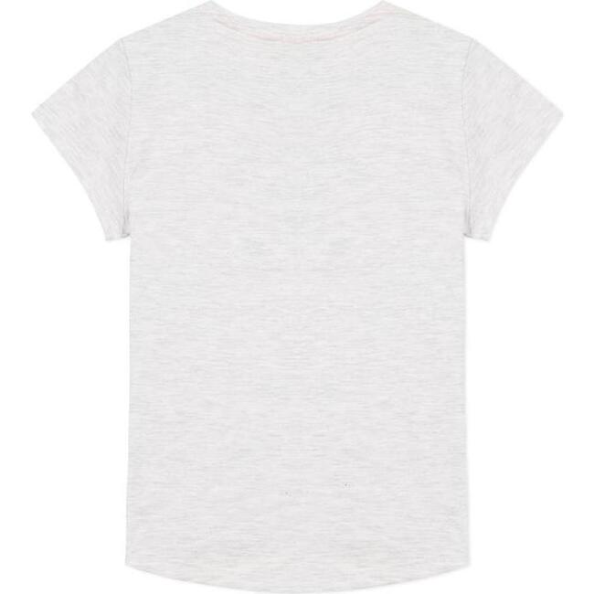 Floral Tiger T-Shirt, Light Gray - Tees - 2