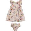 Floral Print Dress Set, Ivory - Dresses - 2
