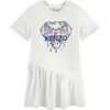 Elephant Mascot Dress, Gray - Dresses - 1 - thumbnail