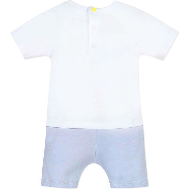 Elephant Bodysuit, White - Onesies - 2