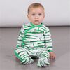 Crocodile Print Pajamas, Green - Pajamas - 2