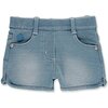 Bleached Shorts, Light Blue - Shorts - 1 - thumbnail