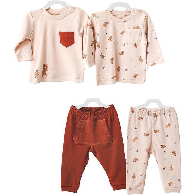 Bear Camp 2pc Outfit Set, Beige