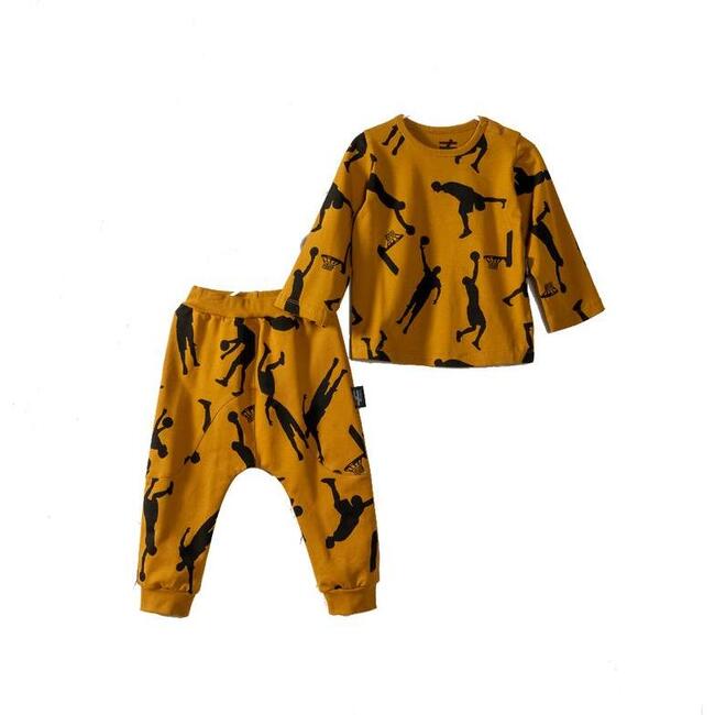 Baller Print Outfit Set, Gold - Mixed Apparel Set - 1