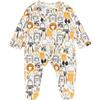 Animals Graphic Bodysuit, White - Onesies - 1 - thumbnail