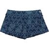Heart Print Skirt, Navy - Skirts - 1 - thumbnail