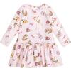 Woodland Dress, Pink - Dresses - 1 - thumbnail