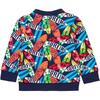 Surfboard Zip Up Cardigan, Navy - Cardigans - 2