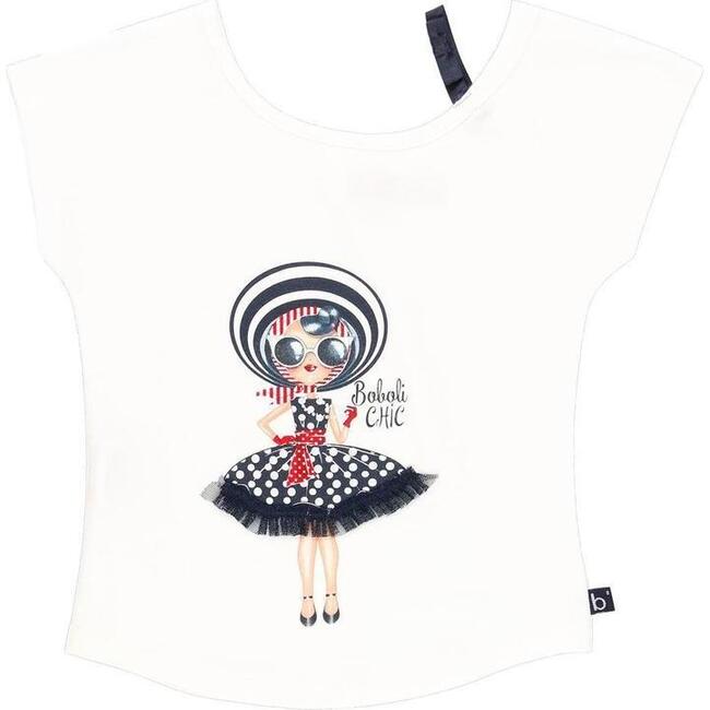 Chic T-Shirt, White - Tees - 1