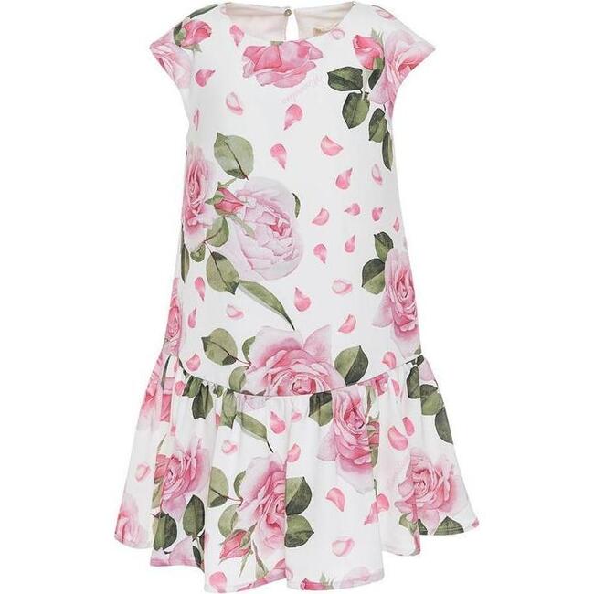 Rose Petal Dress, Pink - Dresses - 1