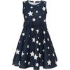 Blue Star Dress, Navy - Dresses - 1 - thumbnail
