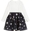 Star Dress, Navy White - Dresses - 2