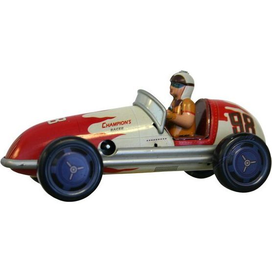 Champion Racer Tin Toy, Red - Transportation - 1