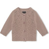 Laerke Merino Wool Cardigan, Muted Lilac - Cardigans - 1 - thumbnail