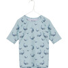 Gun Swim T-Shirt Rashguard, Iced Aqua Blue - One Pieces - 1 - thumbnail