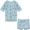 Gun Swim T-Shirt Rashguard, Iced Aqua Blue - One Pieces - 3