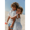 *Exclusive* Scarlett Smocked Dress, Blue Diamond - Dresses - 6