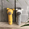 Crochet Zebra Stick Rattle - Rattles - 2