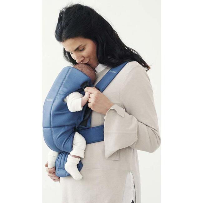 Baby Carrier Mini Cotton, Vintage Indigo - Carriers - 2