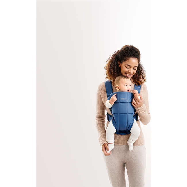 Baby Carrier Mini Cotton, Vintage Indigo - Carriers - 6