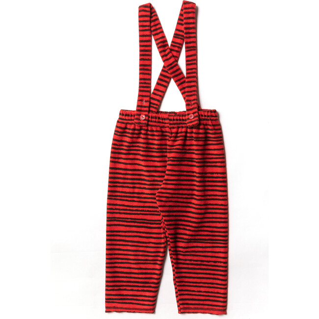 Terry Leggings, Red Stripes - Belts & Suspenders - 1