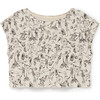 Soft Tattoo Crop Top, Cream - Tees - 1 - thumbnail