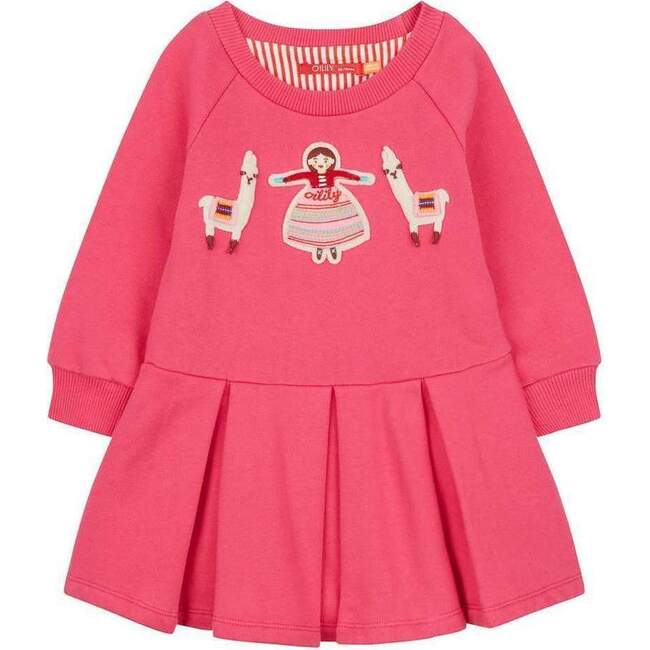 Hermosa Sweater Dress, Pink - Dresses - 1