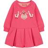 Hermosa Sweater Dress, Pink - Dresses - 1 - thumbnail