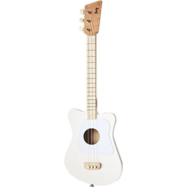 Mini 3-String Guitar, White