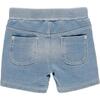 Fleece Denim Shorts, Bleach - Shorts - 2