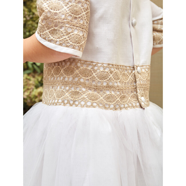 Chic Princess with Beige Lace Special Occasion Dress - Dresses - 4