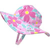 UPF 50 Summer Splash Swim Hat, Painted Flowers - Sun Hats - 1 - thumbnail