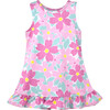 UPF 50 Jillian A-Line Dress, Painted Flowers - Dresses - 1 - thumbnail