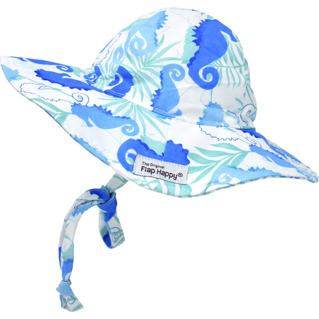 UPF 50 Floppy Hat, Seahorse Reef - Hats - 1